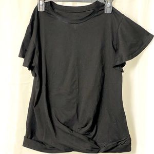 BRAND NEW TOP FROM AMAZON. FLARE SLEEVE WITH TWIST HEM. FITS VERY SMALL.